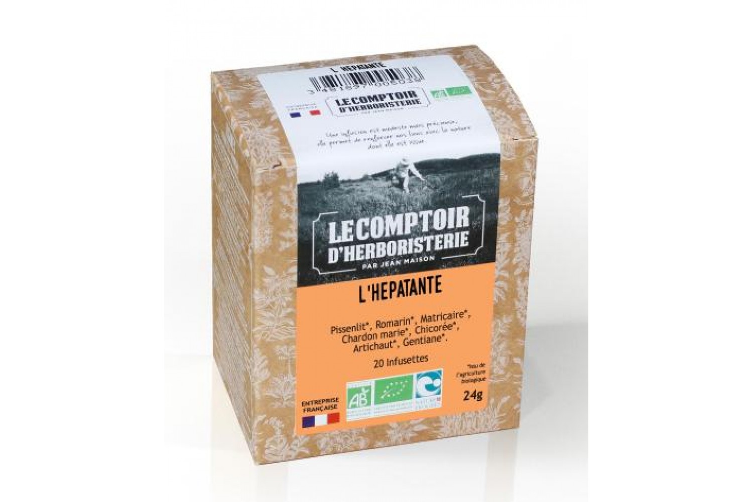 Tisane Foie vésicule biliaire 30 gr Herboristerie de France